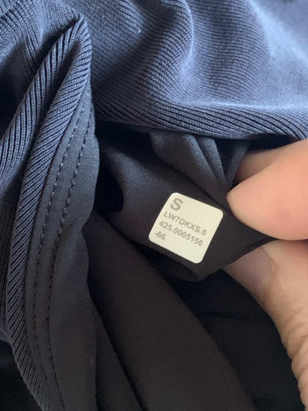 lululemon athletica Black Drapey Softstreme High Rise Black Shorts size Small - Picture 5 of 7